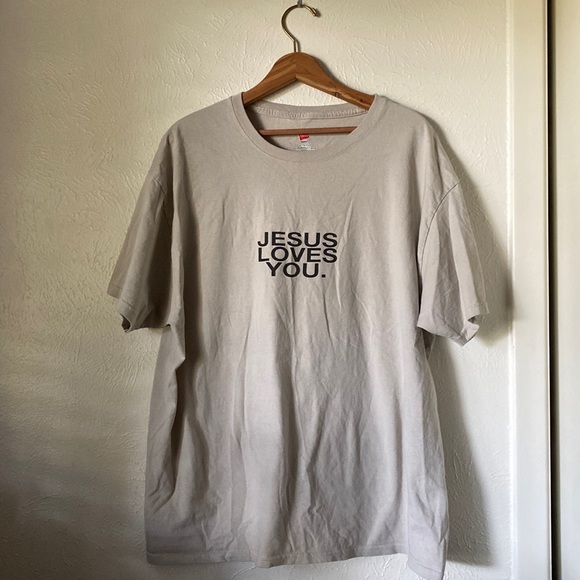 Hanes Tops - Jesus Loves You tee